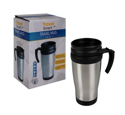 Travel Coffee Mug, 400ml Insulated Stainless Steel Coffee Mug with Lid For Hot and Cold Beverages