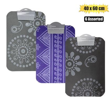 Assorterd Anti-Slip Bath Mats 40x60cm Fast Drying Absorbent Bathroom, Home, Kitchen, Hotel