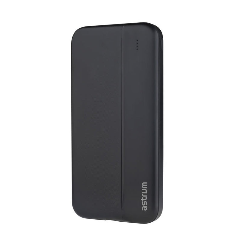 Astrum Ultra Slim 10000mah Power Bank, 12w Dual Usb 2.1a Fast Charge Outputs, Usb C/micro Usb Inputs