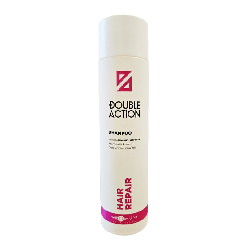 Hair Company Professional Double Action Hair Repair Shampoo 250ml with Aplha Stem Complex and Biomimetic Keratin