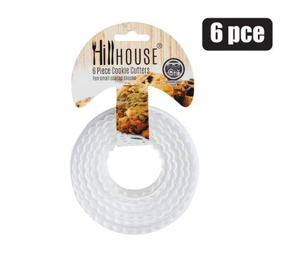 Hillhouse Round Cookie Cutters 6pc