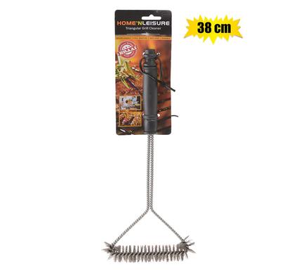 Twisted Steel Braai Grill Cleaner 38Cm, With Easy Grip Handle