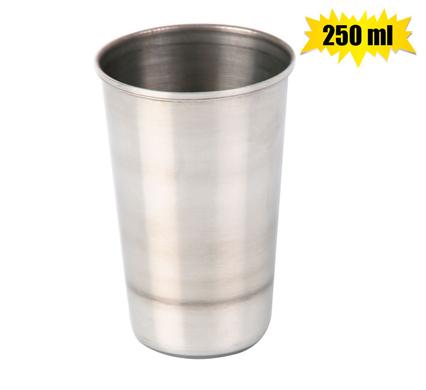 Standard Glass Size Stainless Steel Tumbler 250Ml, Suitable For Camping, Fishing Or Eveing Around The Braai