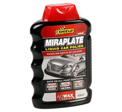 avenusa - Shield Miraplate Liquid Car Polish - No Scratch Polish - 500 ml Bottle - avenu.co.za - Automotive