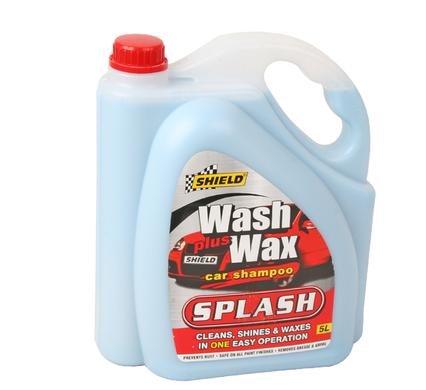 Shield Splash Car wash Shampoo - Cleans, Shines and Waxes - Car ...