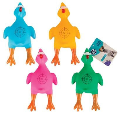 Vinyl Chicken Pet Toy for Kittens Puppies with Sound 25cm