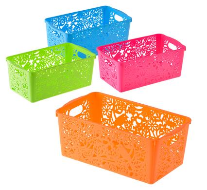 avenusa - Multi Purpose Plastic Basket 25x14x10cm - avenu.co.za - Home & Decor