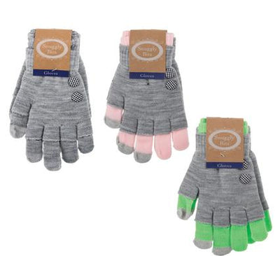 avenusa - Ladies Gloves with Touchscreen Tips 2 Pairs Assorted Colours - avenu.co.za - Fashion