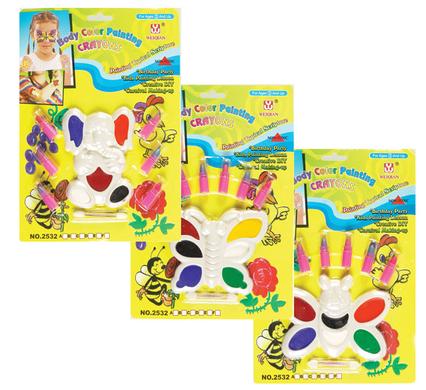 Water Based Quick Drying Non-Toxic Face and Body Painting Crayon Set