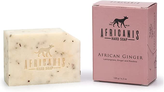 Africanis Botanical Soap Set of 6, Luxury African Soap Gift Set 6 x 120g Body Soaps. All Natural 100%, Vegan Soaps