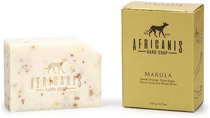 Africanis Botanical Soap Set of 6, Luxury African Soap Gift Set 6 x 120g Body Soaps. All Natural 100%, Vegan Soaps