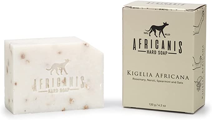 Africanis Botanical Soap Set of 6, Luxury African Soap Gift Set 6 x 120g Body Soaps. All Natural 100%, Vegan Soaps