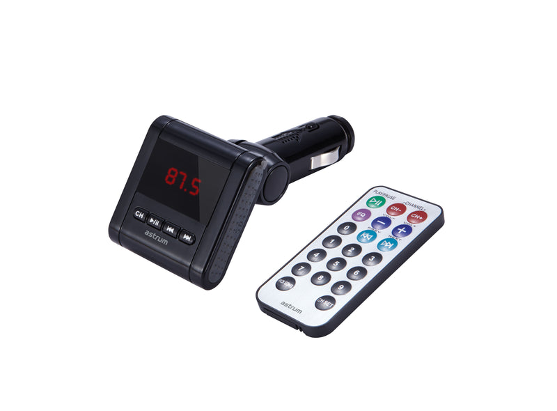 Car/Vehicle FM Audio Transmitter, 12/24 Volt, USB or SD Card, LSD Display - Stream Your Own Favourite Music