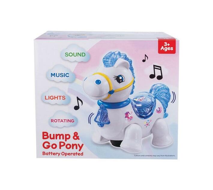 Battery Operated Rotating Pony Sound, Music, Lights for Kids Ages 3+ Fun Educational Toys Birthday Christmas Gift