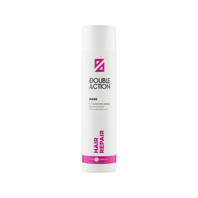 Hair Company Professional Double Action Hair Repair Mask 250ml with Aplha Stem Complex Salon Professional Haircare